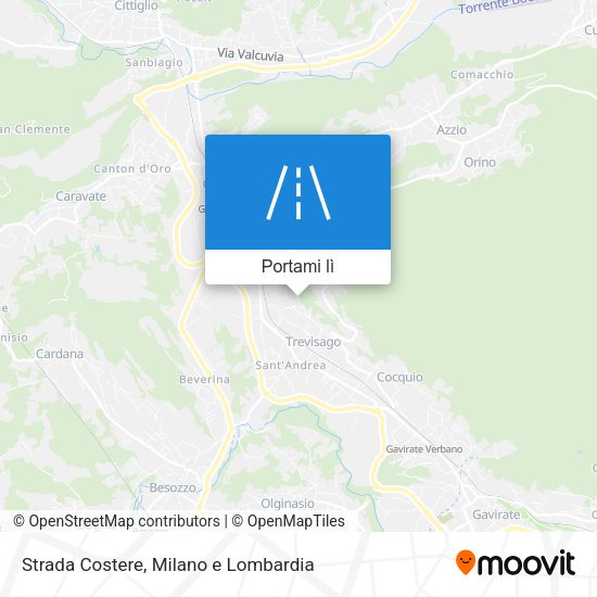 Mappa Strada Costere