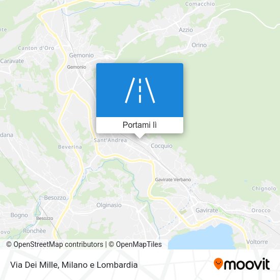 Mappa Via Dei Mille