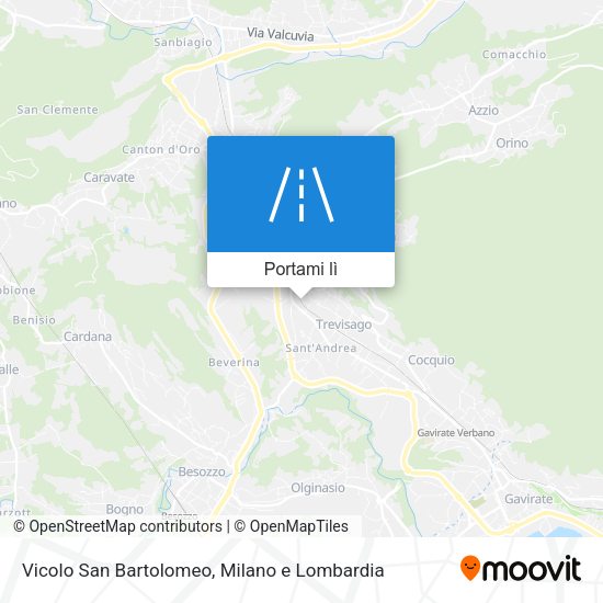 Mappa Vicolo San Bartolomeo