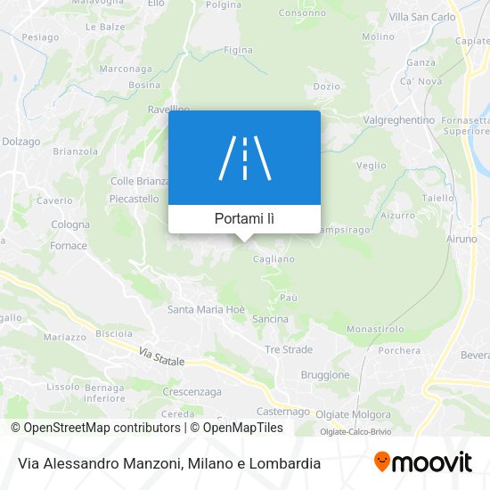 Mappa Via Alessandro Manzoni