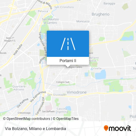 Mappa Via Bolzano