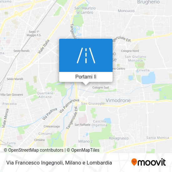 Mappa Via Francesco Ingegnoli