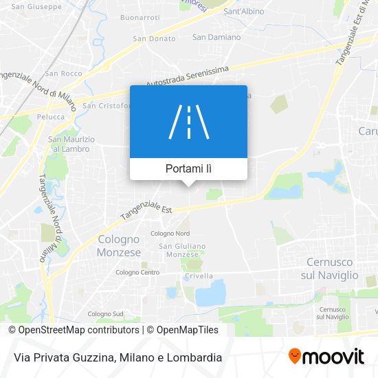 Mappa Via Privata Guzzina