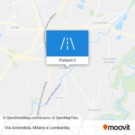 Mappa Via Amendola