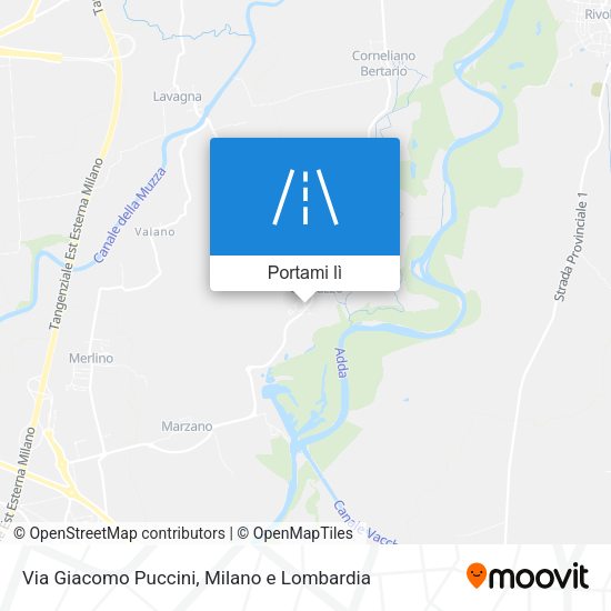Mappa Via Giacomo Puccini