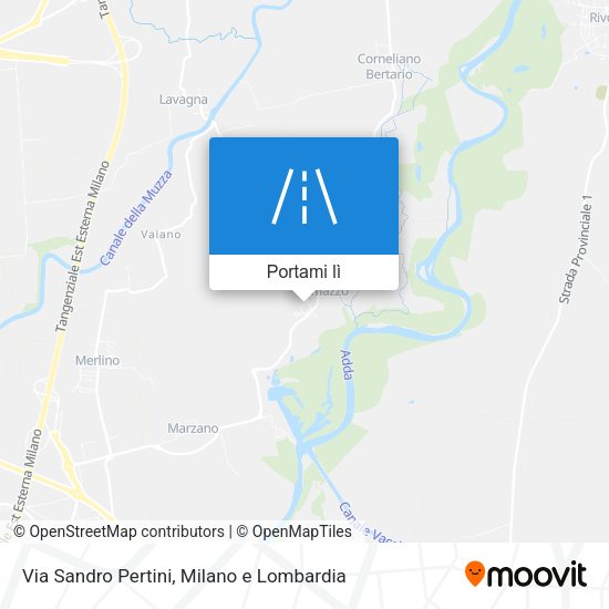 Mappa Via Sandro Pertini