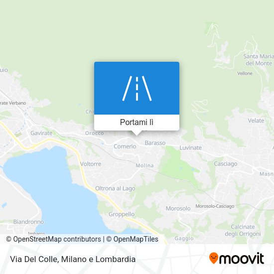 Mappa Via Del Colle
