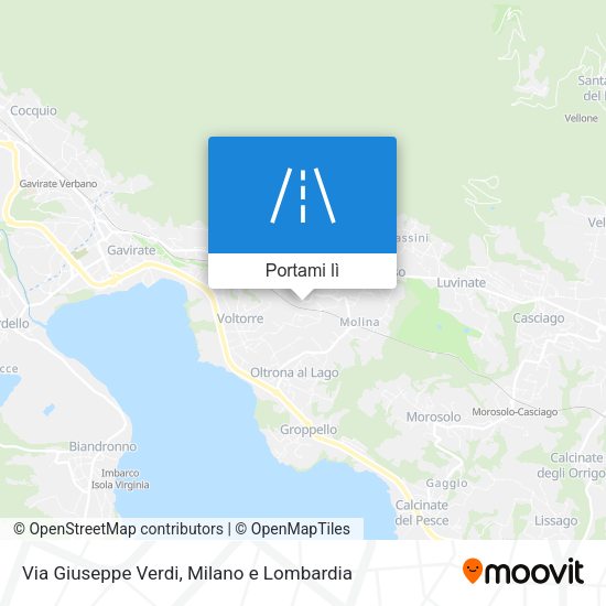 Mappa Via Giuseppe Verdi