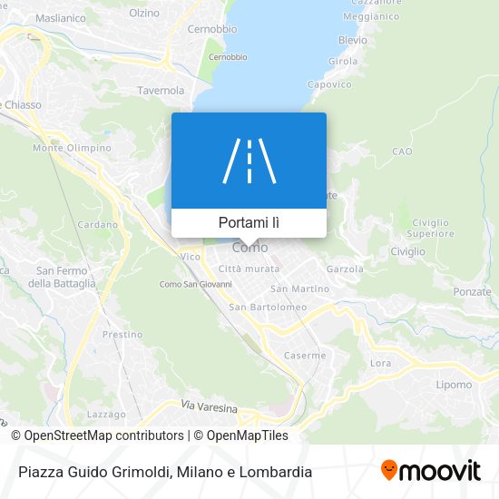 Mappa Piazza Guido Grimoldi
