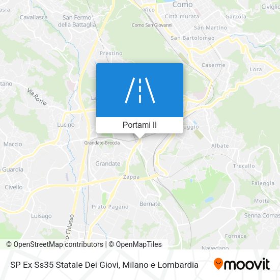Mappa SP Ex Ss35 Statale Dei Giovi