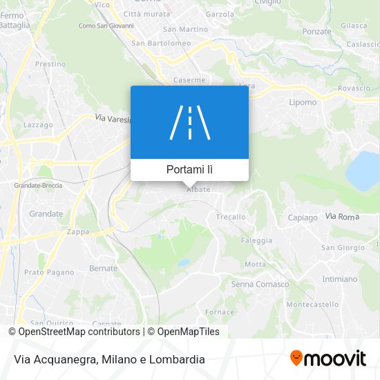 Mappa Via Acquanegra