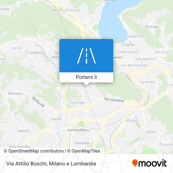 Mappa Via Attilio Buschi