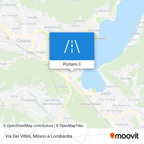Mappa Via Dei Villini