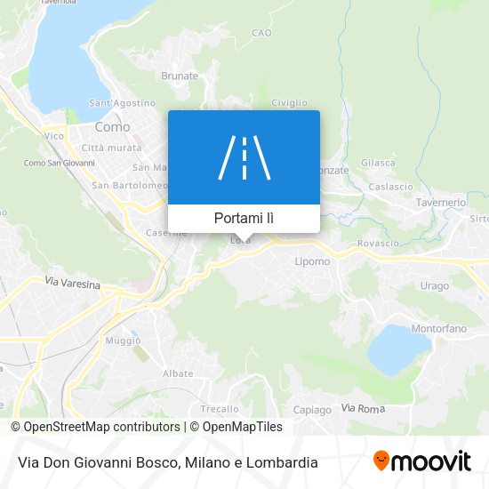 Mappa Via Don Giovanni Bosco
