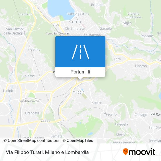 Mappa Via Filippo Turati