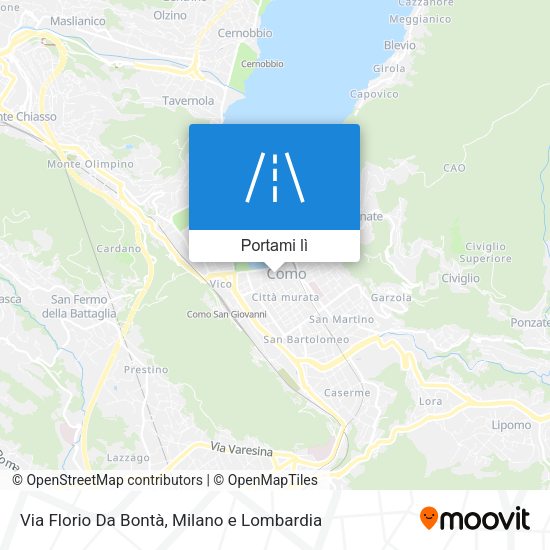 Mappa Via Florio Da Bontà