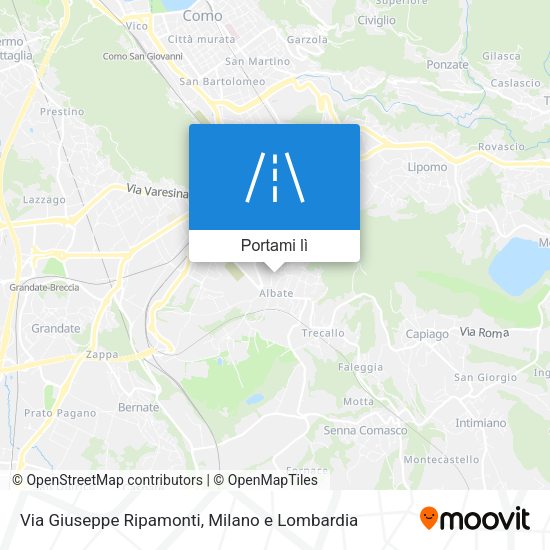 Mappa Via Giuseppe Ripamonti