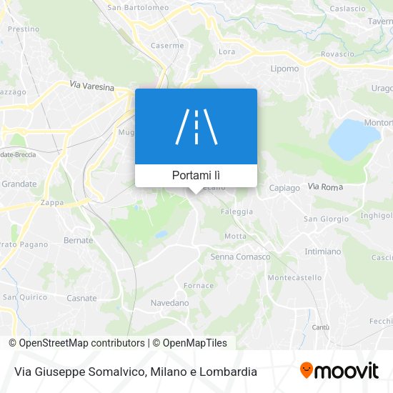 Mappa Via Giuseppe Somalvico