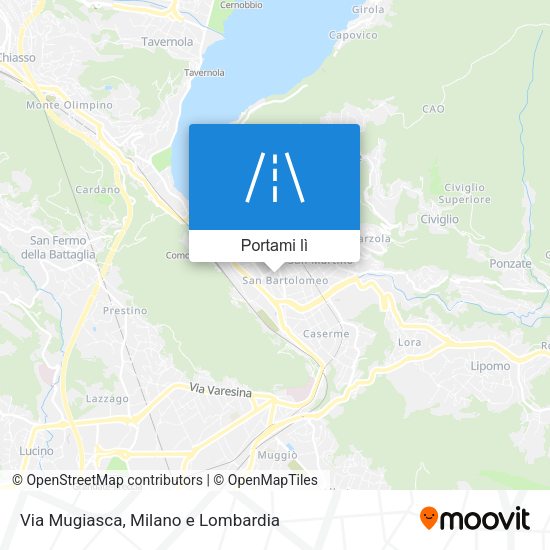 Mappa Via Mugiasca