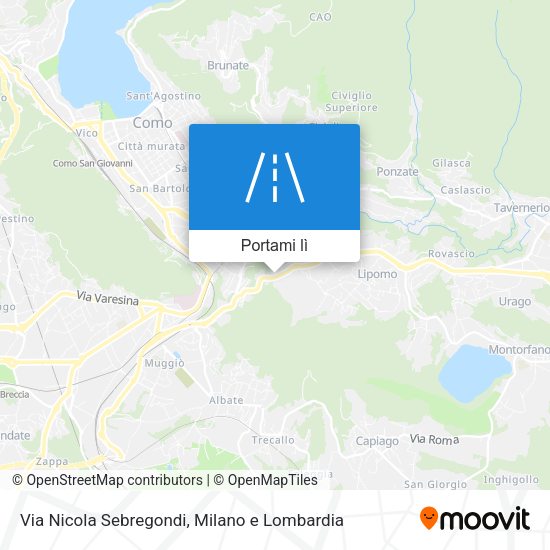 Mappa Via Nicola Sebregondi