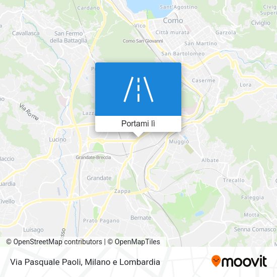 Mappa Via Pasquale Paoli