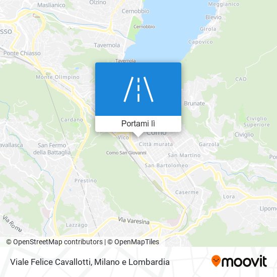 Mappa Viale Felice Cavallotti