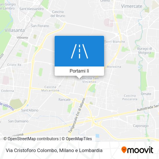 Mappa Via Cristoforo Colombo