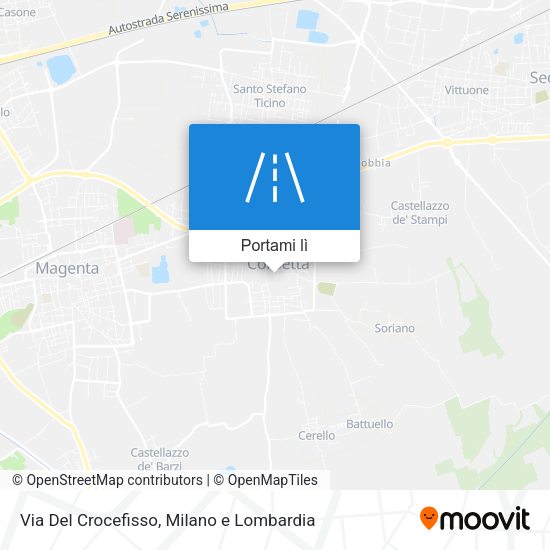 Mappa Via Del Crocefisso