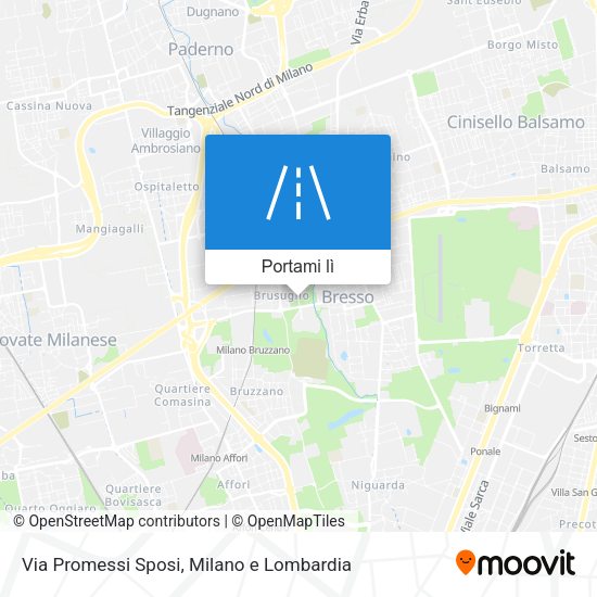 Mappa Via Promessi Sposi