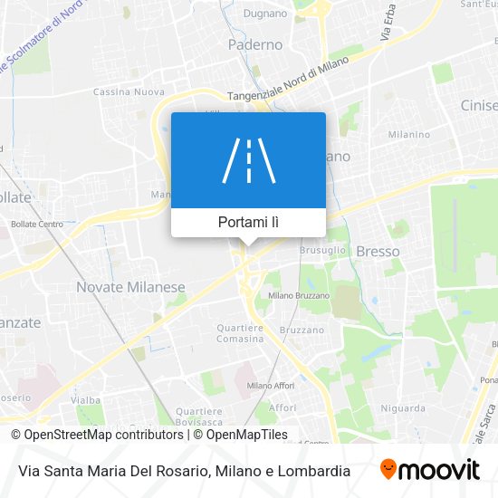 Mappa Via Santa Maria Del Rosario