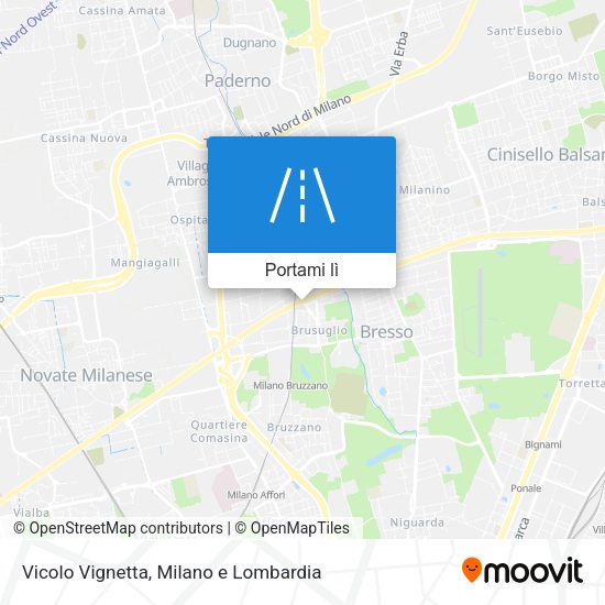 Mappa Vicolo Vignetta