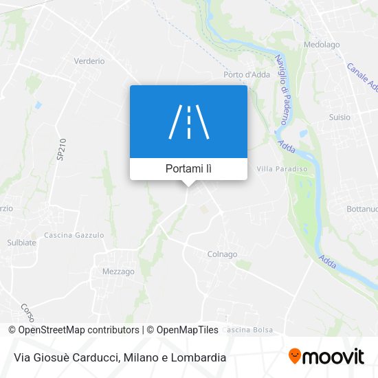 Mappa Via Giosuè Carducci