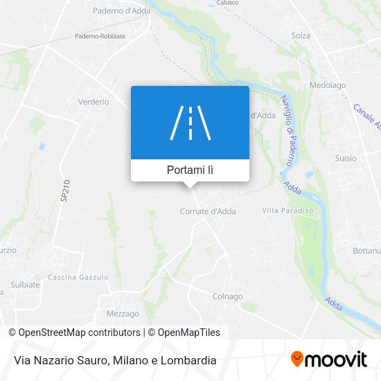 Mappa Via Nazario Sauro