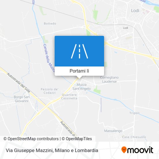 Mappa Via Giuseppe Mazzini