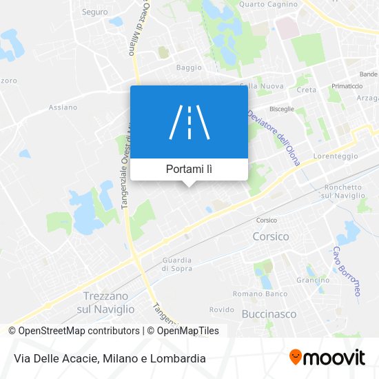 Mappa Via Delle Acacie