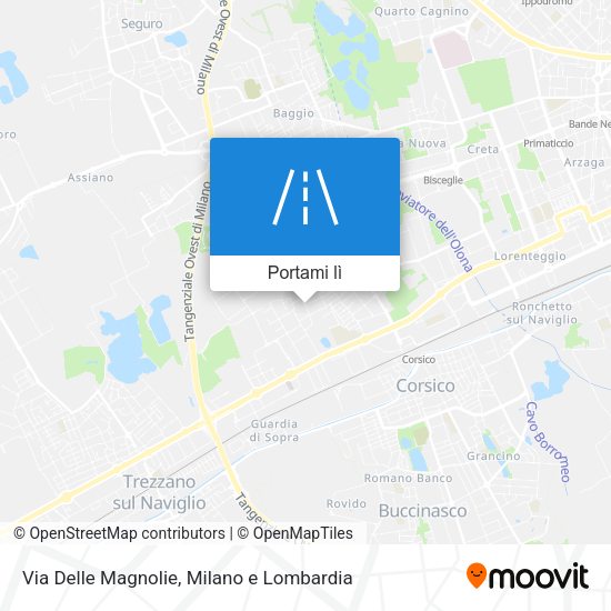 Mappa Via Delle Magnolie