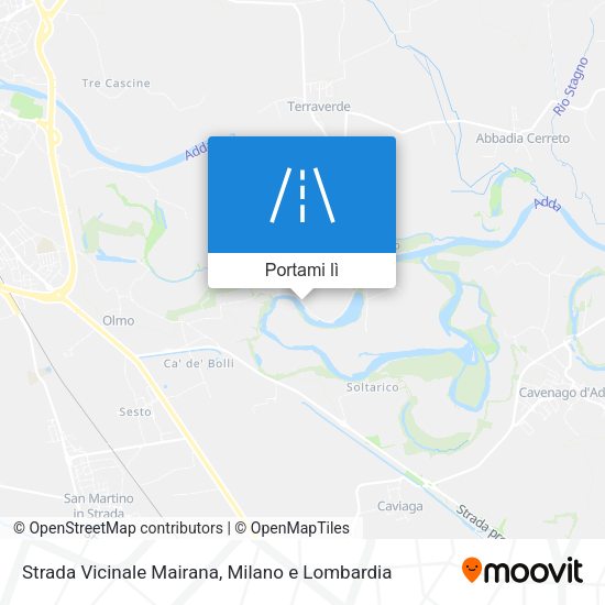 Mappa Strada Vicinale Mairana