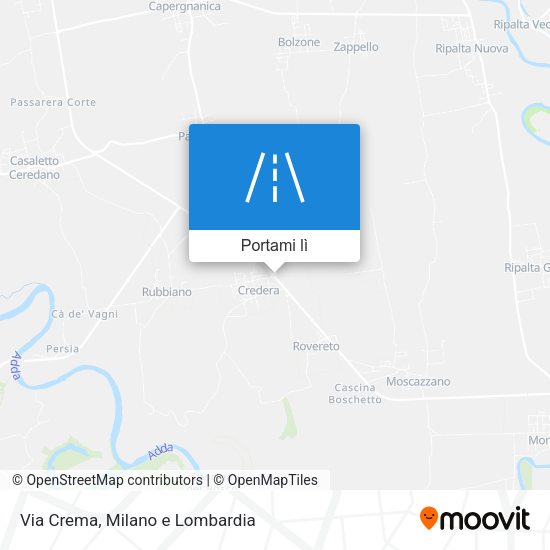 Mappa Via Crema
