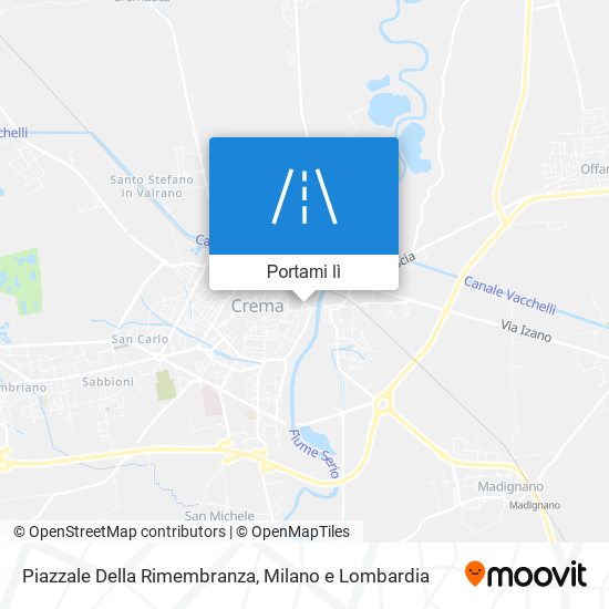 Mappa Piazzale Della Rimembranza