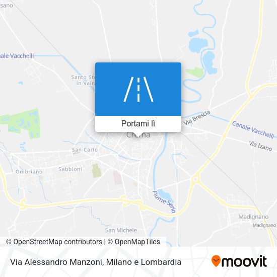 Mappa Via Alessandro Manzoni