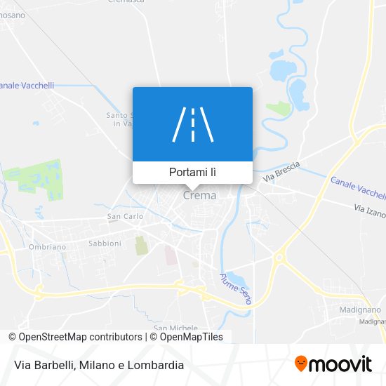 Mappa Via Barbelli