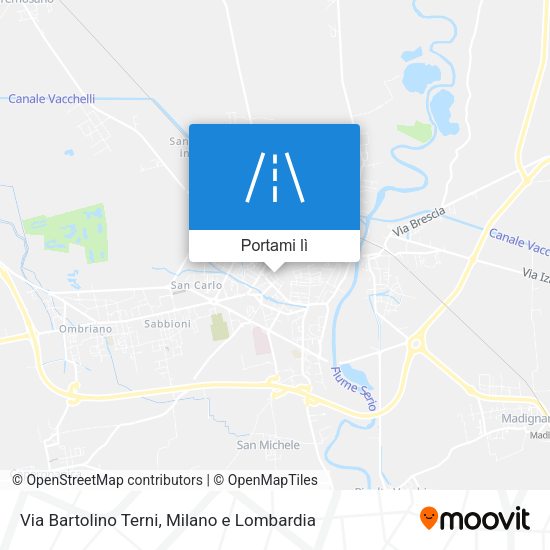Mappa Via Bartolino Terni
