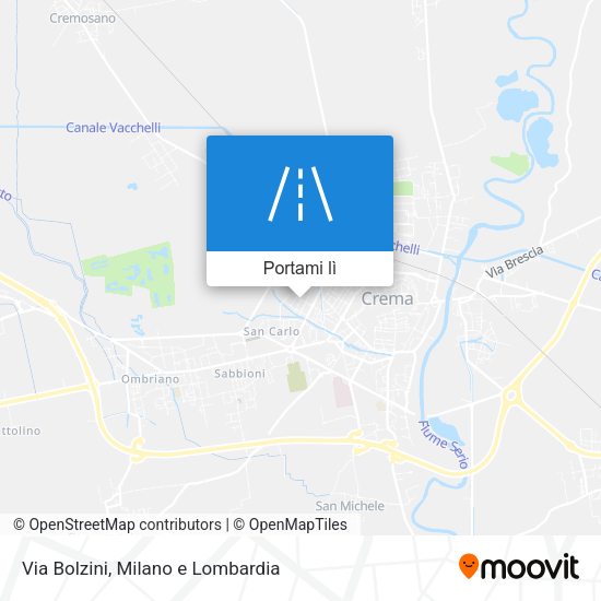 Mappa Via Bolzini
