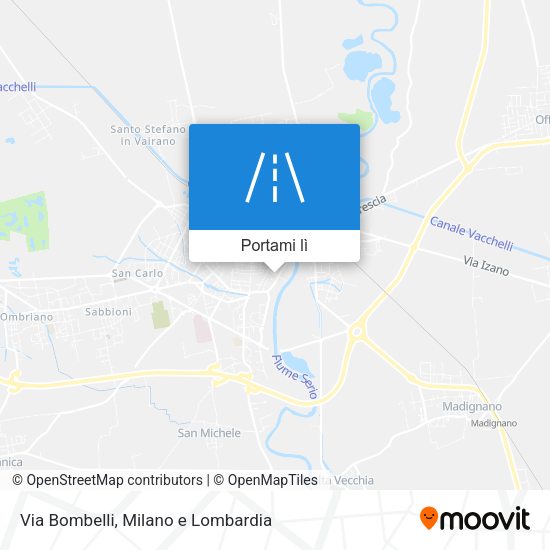 Mappa Via Bombelli