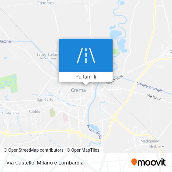 Mappa Via Castello