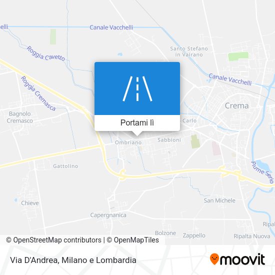 Mappa Via D'Andrea