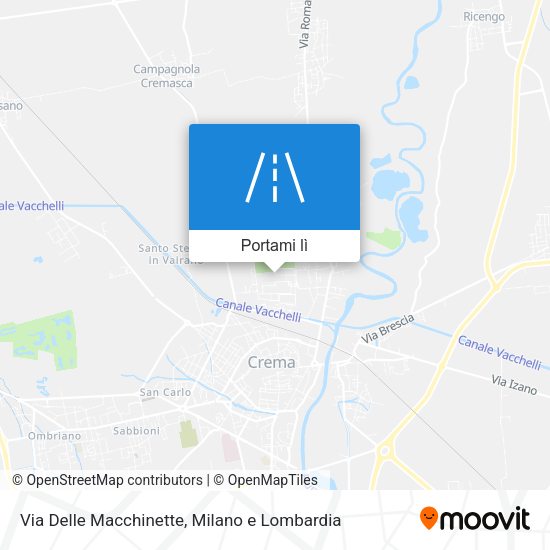 Mappa Via Delle Macchinette