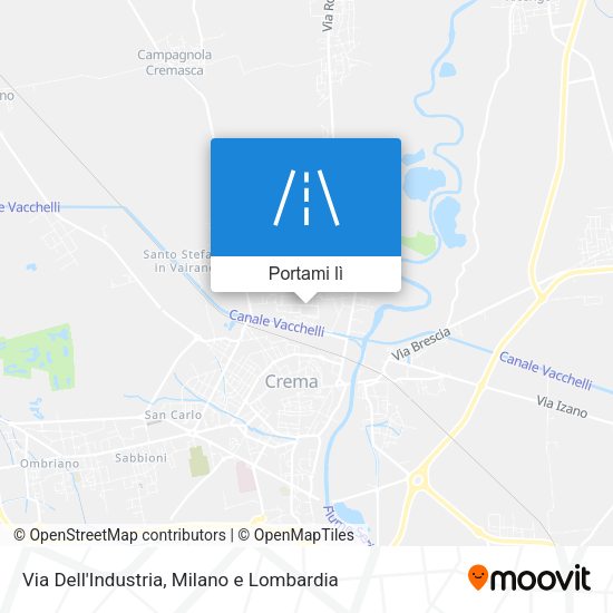 Mappa Via Dell'Industria