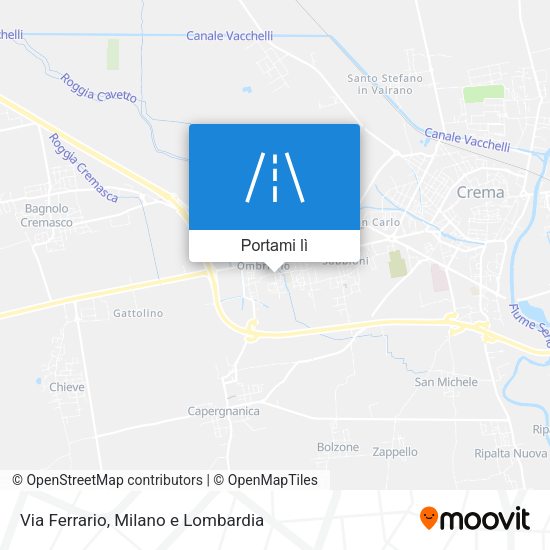 Mappa Via Ferrario