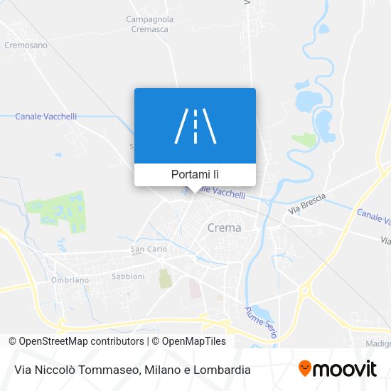Mappa Via Niccolò Tommaseo